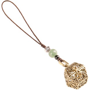 古风镂空香囊球吊坠手机链挂件汉服香薰项链车载随身香丸小挂饰品