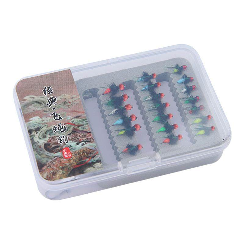 瓜子亮片毒蚊飞蝇钩绑好套装助投器不伤线白条马口微物饵路亚假饵