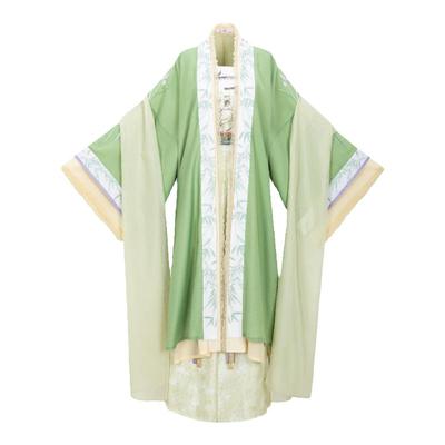 清新日常宋制汉服绣花三裥裙