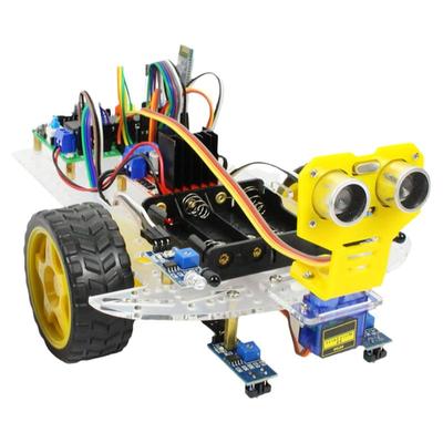 智能小车STC89C52RC单片机C51套件循迹壁障机器人开发板模块组装