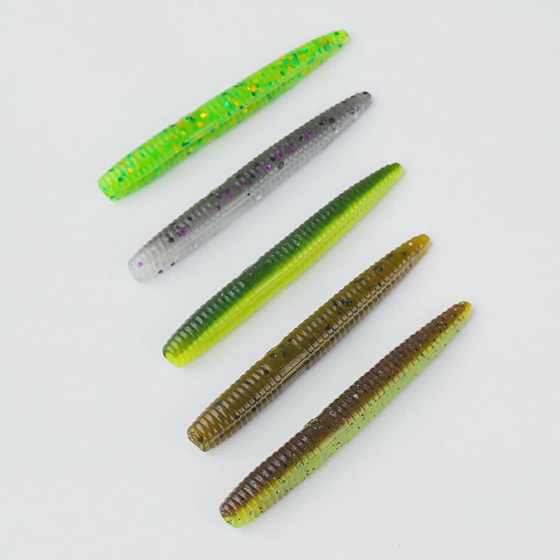 G2G刘缘T棒面条虫软饵路亚铅头钩软虫饵翘嘴针尾小鸡钓组微物假饵