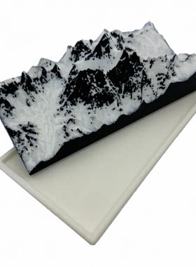 3D打印珠穆朗玛峰雪山教具摆件