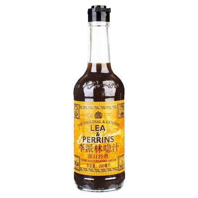 亨氏李派林喼汁290mL小瓶英国进口急汁调味汁煎炸黑醋汁辣酱油