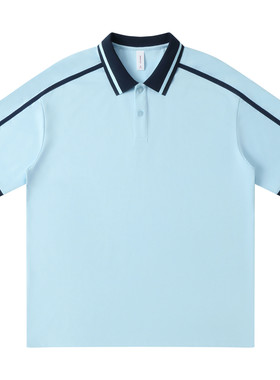 夏季高端工作服衫定制刺绣印LOGO