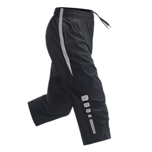 运动短裤男冰丝速干跑步宽松薄款夏季透气女7八分七分裤子休闲潮