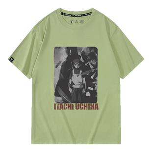 火影忍者疾风传宇智波鼬真传篇周边短袖t恤男女夏季上衣服半截袖