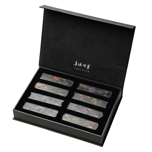 善琏湖笔 名花十友 墨条徽墨墨块墨锭收藏级手工松烟墨毛笔书法笔墨纸砚毛笔专用砚台文房四宝套装摆件礼盒