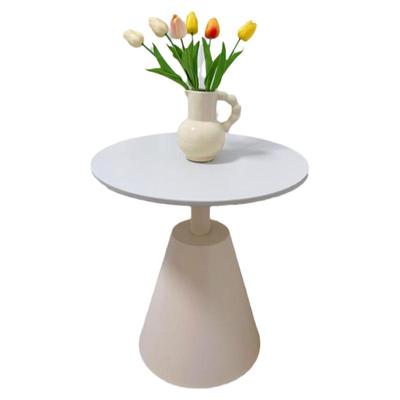 岩板奶油风轻奢小茶几边柜简约