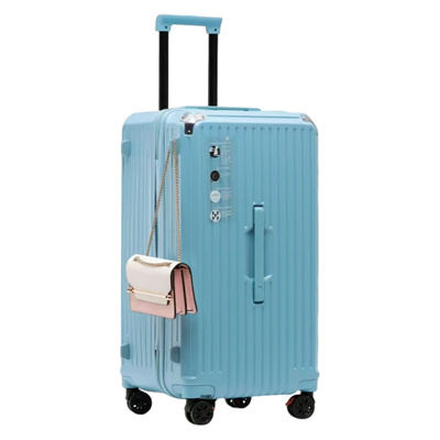 佳希尔2025新款学生行李箱pc大容量三七开拉杆箱防爆拉链款旅行箱