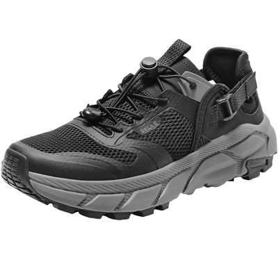 跑鞋新网百丽厚底步鞋男夏透气