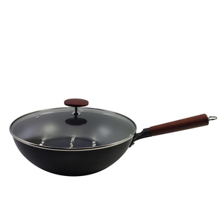 苏泊尔真不锈轻质爆炒铁锅FC30R/FC32R3/R5轻便炒锅燃气明火专用