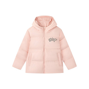 【商场同款】特步童装秋冬新款儿童运动服外套大童女童羽绒服冬装