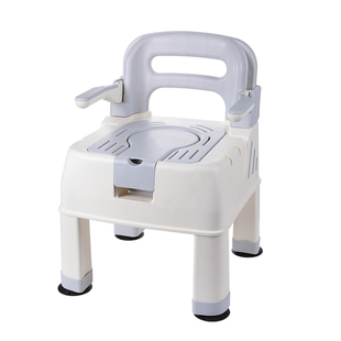 孕妇老人洗澡坐便两用椅子成人家用可移动马桶室内便盆防臭座便器