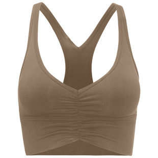 RESHAPE/重塑之路 褶皱背心式含胸垫中强度运动内衣Scrunch