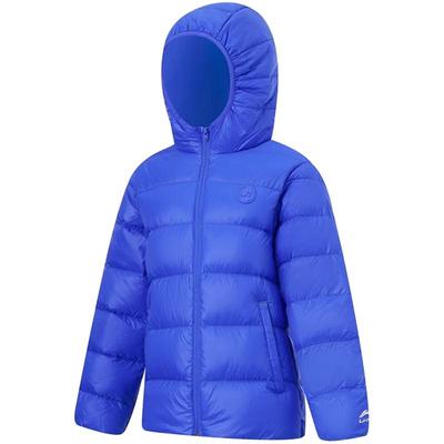 男羽绒服李宁保暖连帽女童