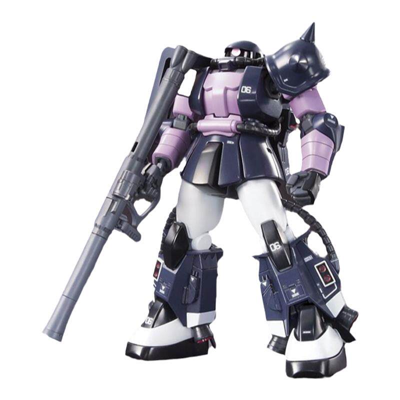 万代 HG HGUC 151 1:144 Zaku II黑色三连星高机动扎古拼装模型_虎窝淘