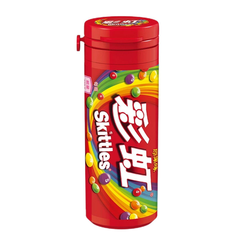 彩虹糖30g*4瓶装原果味酸甜混合味糖果儿童解馋零食休闲小吃