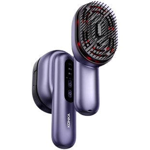 康佳头部按摩梳护发仪无线直发梳红光滋养头皮护理精油雾化震动梳