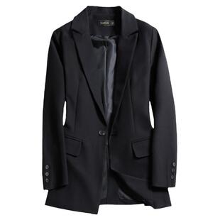 春夏大码女装胖mm200斤藏蓝职业西装加肥加大显瘦工装小西服外套