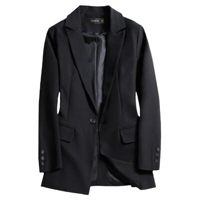 大码女装胖mm200斤藏蓝职业西装