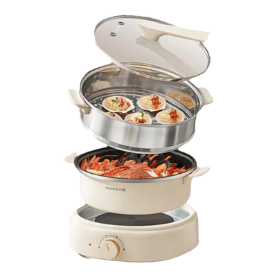 九阳电火锅锅家用电煮锅分体式多功能煎炒电热锅大容量炒菜不粘锅