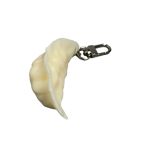 水饺钥匙扣挂件仿真食物食玩书包挂扣搞怪耳机盒饰礼品礼物超逼真