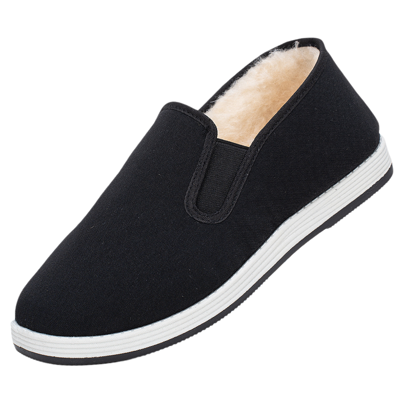 老北京布鞋男棉鞋冬季加绒加厚中老年老人鞋工作居家开车防寒棉鞋