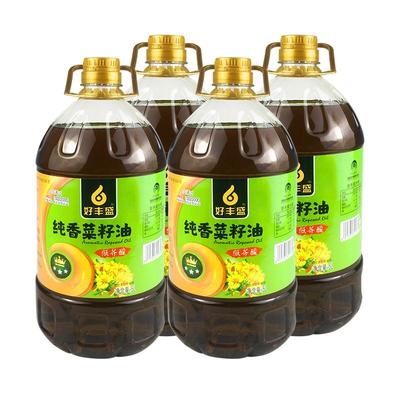 好丰盛纯香菜籽油低芥酸5L*4桶