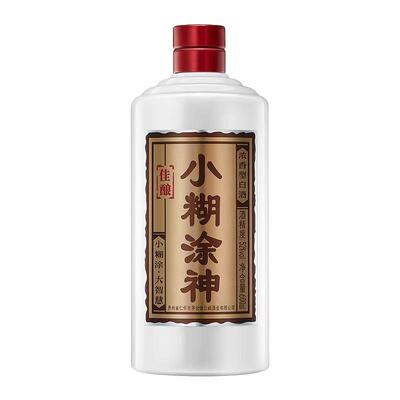佳酿小糊涂神600ml浓香52度白酒
