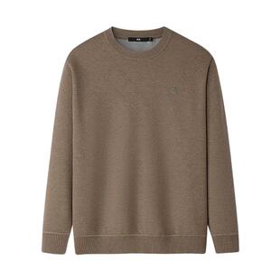 HLA/海澜之家唐三彩合作系列保暖针织衫25秋冬新加绒加厚毛衣男