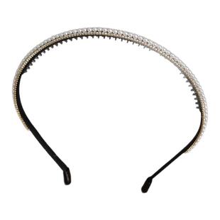 仙气闪钻细发箍复古优雅珍珠头箍带防滑齿压碎发洗脸头饰甜美发饰