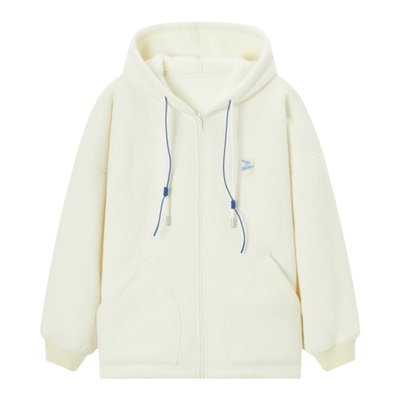 女中中长款外套森马摇粒绒