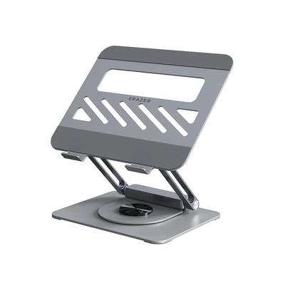 联想生态品牌异能者扩展坞笔记本支架4合1拓展坞折叠便携托架铝合金无极升降桌面增高联想小新笔记本散热架