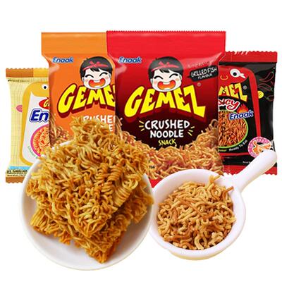 自营印尼进口GEMEZ小鸡面干脆面