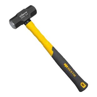 鹰之印工地大铁锤子八角锤实心连体砸拆墙大锤重型手锤一体石工锤