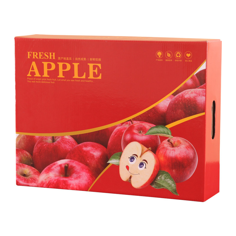 苹果冰糖心红富士礼品盒包装盒