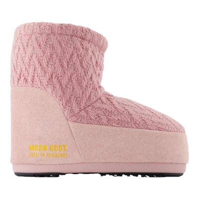 Moon Boot Mb X Gir Icon 低帮踝靴 粉色低帮保暖雪地靴