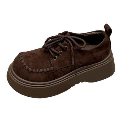 小个子松糕轻便厚底全包勃肯单鞋