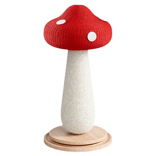 蘑菇猫抓柱剑麻耐抓不掉屑防猫抓沙发保护大号猫磨爪器立式猫抓板