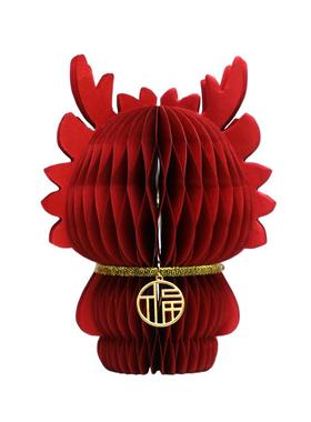 纸阖龙摆件礼盒装生肖摆件