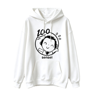 动漫周边连帽卫衣二次元蔚蓝档案sensei男女秋冬宽松休闲套头上衣