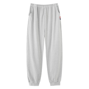 浪莎男士睡裤秋冬季德绒加厚保暖长裤大码宽松休闲薄绒单条家居裤