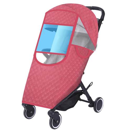 婴儿车挡风罩推车防风罩通用型保暖罩防雨罩冬季宝宝高景观车罩