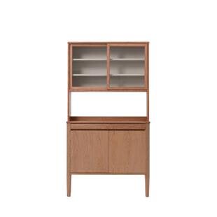 失物招领 素直食器柜 现代轻奢餐边柜厨房柜子实木家具 收纳柜