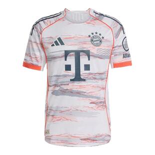 拜仁慕尼黑球员版客场足球运动短袖球衣印号 男adidas阿迪达斯