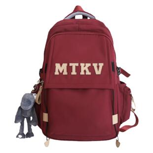 书包女2025新款初中生大容量双肩包学生旅行高颜值女生背包男高中