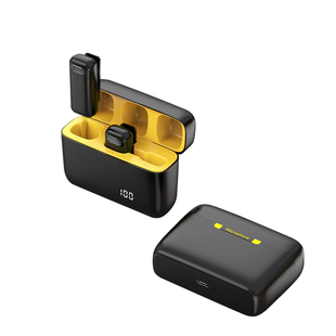 纽扣无线麦克风夹领式迷你收音手机直播采访vlog专业降噪收音麦