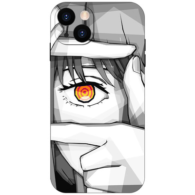 电锯人玛奇玛小众创意日漫手机壳适用苹果14全包13液态硅胶12光面11钢化玻璃iPhone15ProMax动漫二次元保护壳