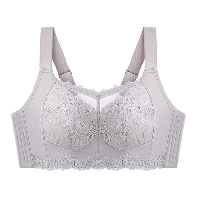 千奈美轻薄透气大胸显小文胸罩