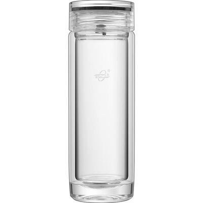 双层高档透明便携隔热商务玻璃杯